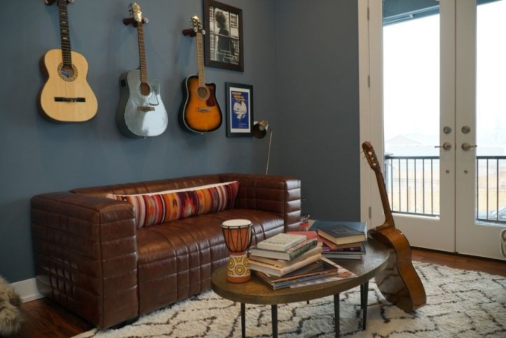A music room is great in a new home