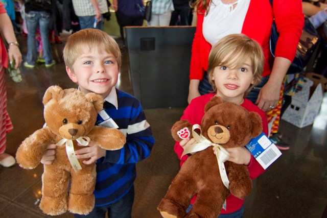 Residents gathered for a fun Tehaleh Build-A-Bear activity at The Post.