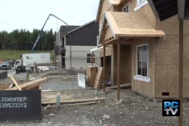Pierce County TV featuring Tehaleh busy with construction