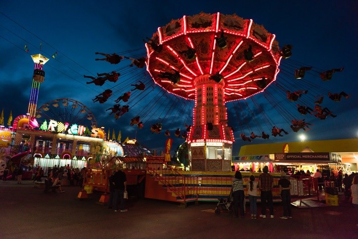 A fun evening at the fair