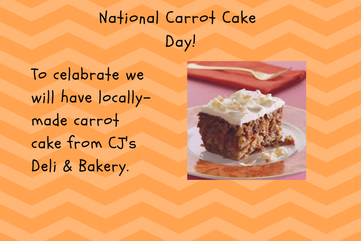 Carrot cake from CJ's Deli and Bakery at Tehaleh.