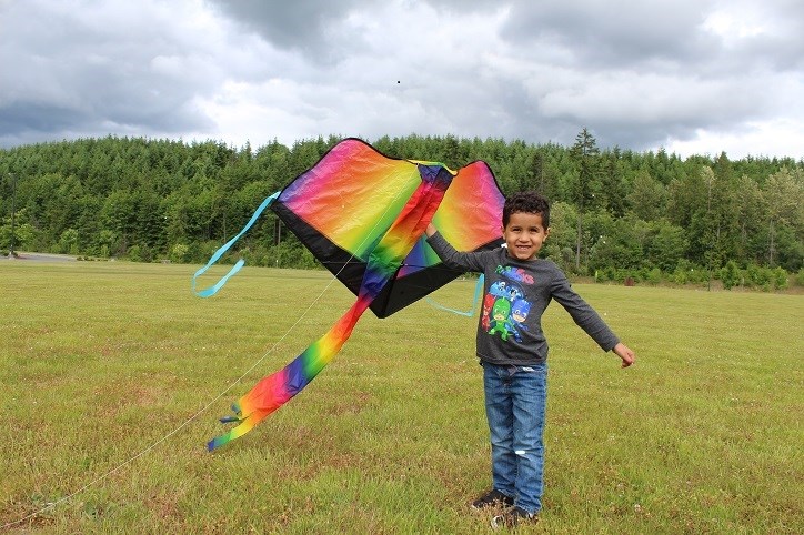 Kite Flying at Kite Park in Tehaleh