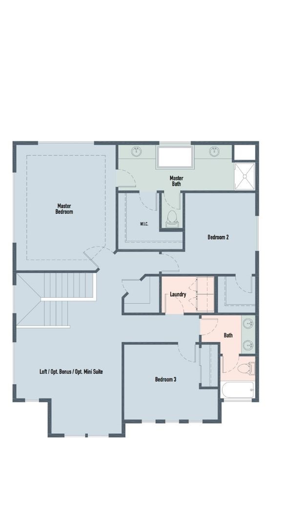 Brookstone Homes Acacia Model Upper Floor