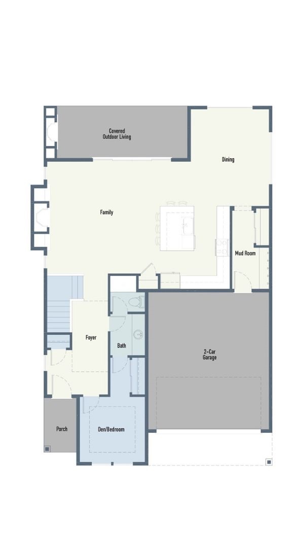 Brookstone Homes Tamarack Model Main Floor