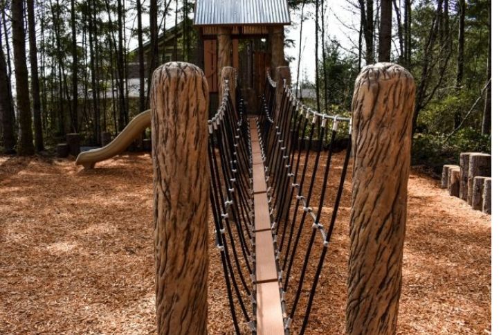 Expedition park forest playground in Tehaleh.