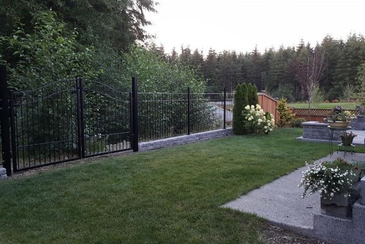 Laura Ryall's backyard with gate.