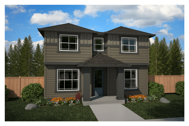 Rendering of Trilogy model home in Tehaleh.