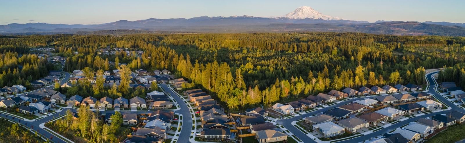 View of Tehaleh and Mount Rainier in Bonney Lake WA