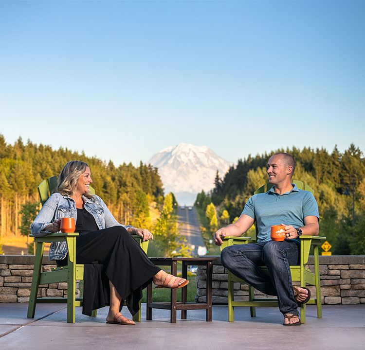 Gathering spaces in Tehaleh community Bonney Lake Washington