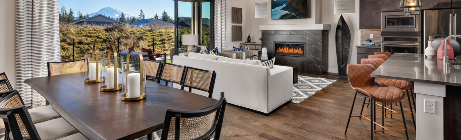 Verterra model home interior at Tehaleh Bonney Lake, WA