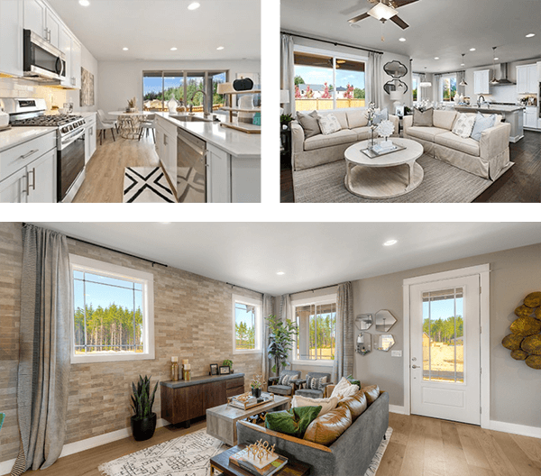 New Home in Tehaleh Puget Sound Washington Image Collage