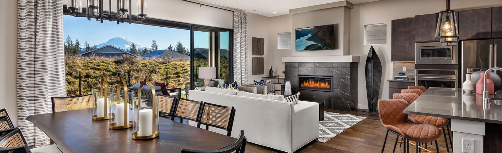 Model home interior by Shea Homes