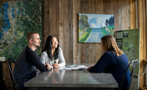 Welcome Center meeting in Tehaleh community Bonney Lake, Washington