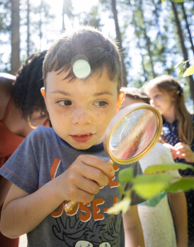 Kids exploring around Tehaleh master-planned community in Tacoma Area Washington