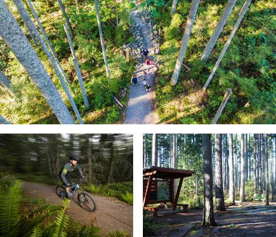 Trails image collection Tehaleh community in Tacoma area Washington