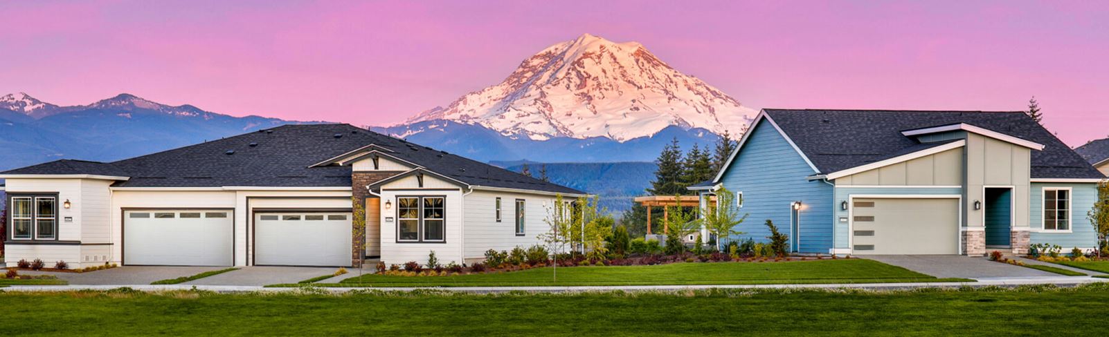 New model homes in Tehaleh community Bonney Lake, WA