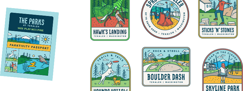 Tehaleh Parks & Trails Graphics